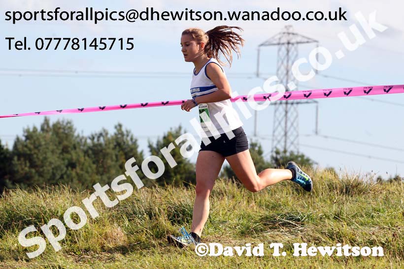 Womens under-17s and under-20s, North East Harrier League, Cramlington. Photo: David T. Hewitson/Sports for All Pics